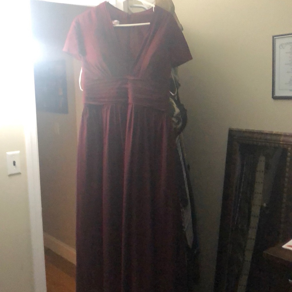 Bridesmaid Dress-Cabernet